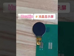 0.95인치 둥근 Tft LCD 디스플레이 128*128 해상도, 1000c/d 햇빛 읽기 4SPI 인터페이스