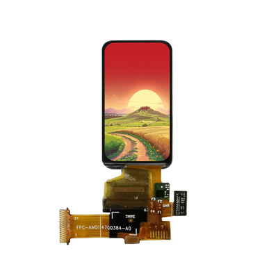 1.47 Inch	AMOLED Display Module,  194X368 Resolution 31 Pins QSPI Interface With Touch Screen