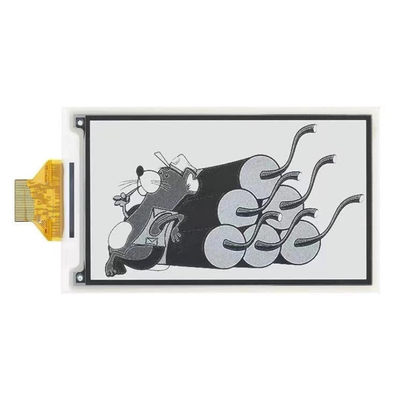 3.7 Inch Custom Epaper Display , 240X416 Wide View Angle Lower Consumption SPI 3 Color