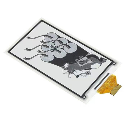 3.7 Inch Custom Epaper Display , 240X416 Wide View Angle Lower Consumption SPI 3 Color