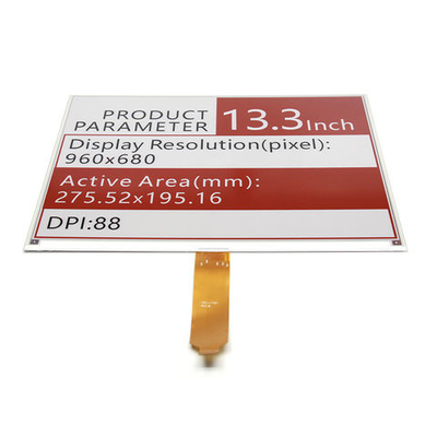 13.3 Inch E-Paper EPD Monitor Display,  960*680 For Red Black White Big E-Ink Display