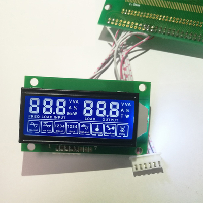 2.2  Inch HTN Segment Lcd Display Module,  Driving Voltage 1/4D,1/3B ZEBRA Connecting