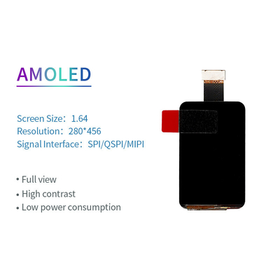 1.64 Inch AMOLED Oled Display 240x536 Resolution SPI/QSPI/MIPI 350c/d Display Driving IC SH8601 Touch Ic FT3168