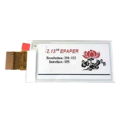 2.13 Inch E-paper Ink Screen Resolution 122x250 For Price Tags Work Cards Electronic Word Cards Exhibitor Badges