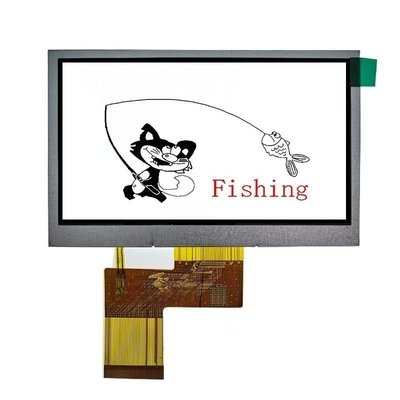 4.3 Inch 800*480 High Definition LCD Screen IPS Full Viewing Angle Brightness 1000 For Fish Finder.