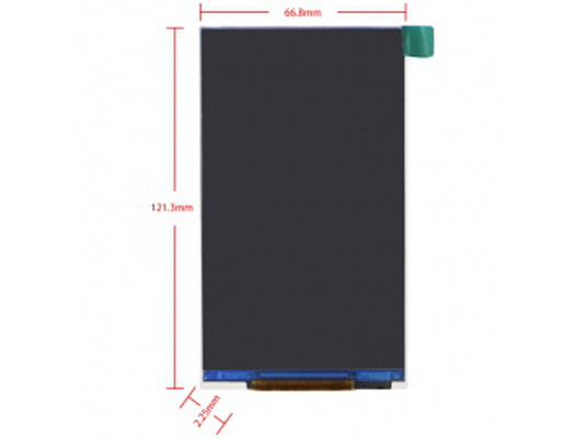 5 Inch Tft Lcd Display 720×1280  Resolution 1000c/d Sunlight Readable 40 Pins MIPI