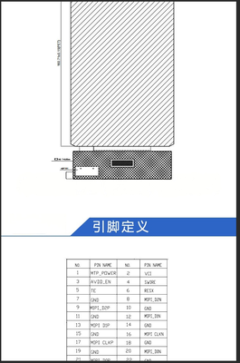 7.1Inch AMOLED Display Module with 800nit Brightness ,Pixel 1080X1920 and MIPI Interface,Driving IC GD7658A V110