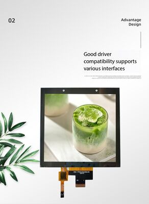 3.95 Inch IPS TFT Color Display with 480*480 Resolution MIPI Interface and 400nit Brightness