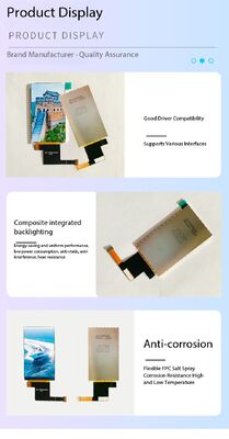 3.1 Inch 480(RGB)x800 Resolution MIPI Interface TFT Color Display IPS TFT LCD Screen with ST7701S All View 450nits