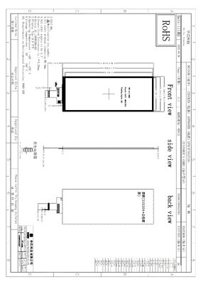 8.6 inch bar type TFT display   600*1600 resolution MIPI interface driving IC JD9365DA-H3