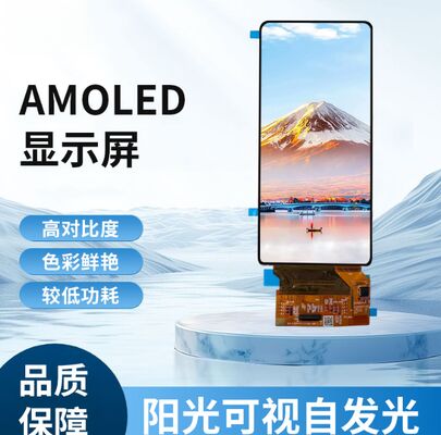 6.39 Inch AMOLED Display Module with 1080×2340 Dots and 500c/d Brightness for High-Resolution Applications Outdoor Applicable