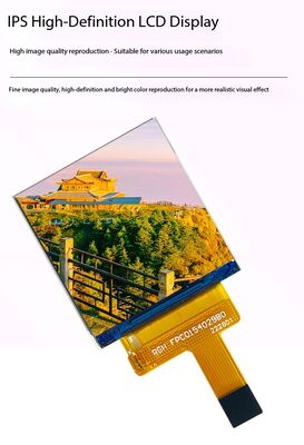 240x240 해상도 RGB 인터페이스 및 500nit 밝기를 갖춘 1.54인치 IPS TFT 디스플레이