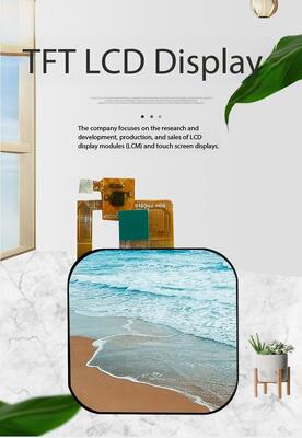 240x284 해상도 및 400니트 밝기 TFT LCD 화면이 있는 1.83인치 IPS TFT 디스플레이