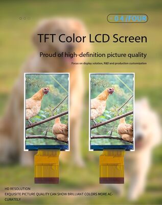 2.7 인치 IPS TFT 디스플레이, 해상도 240x960 및 밝기 260nit RGB 8BIT 인터페이스