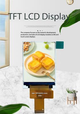2.0인치 IPS TFT 디스플레이, 240(RGB)x320 해상도 ST7789V IC 320nits RGB 8bit 인터페이스 전체 보기 의료 장비 화면