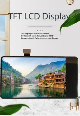 TP 480(RGB)x640 해상도 IC를 갖춘 2.8인치 IPS TFT 컬러 디스플레이 ST7701S MIPI 인터페이스 300nits 밝기 모든 보기 6개 LED 디지털 통신