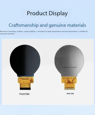 2.1 Inch Round TFT Display 480x480 Resolution 300nits Brightness Circular TFT LCD Display for Smart Appliances